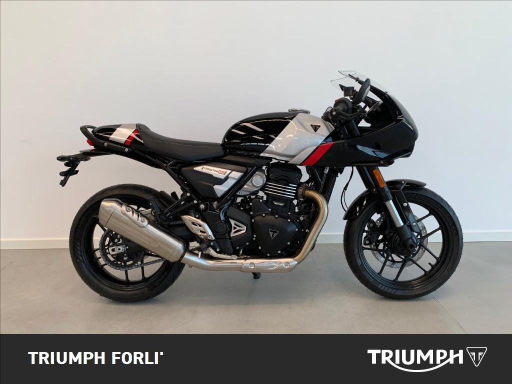 TRIUMPH Thruxton 400 Phantom Black / Aluminium Silver Abs