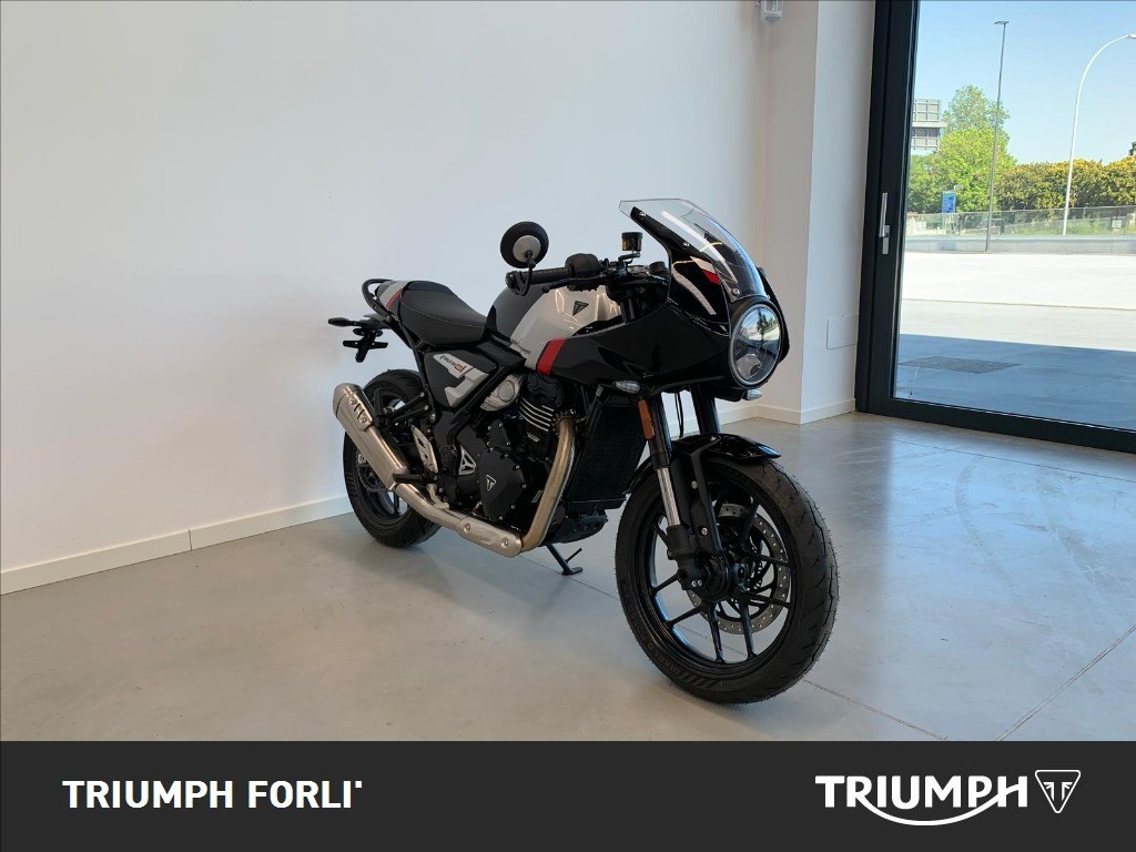TRIUMPH Thruxton 400 Phantom Black / Aluminium Silver Abs