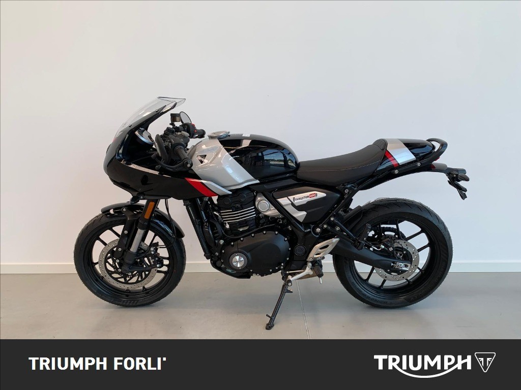 TRIUMPH Thruxton 400 Phantom Black / Aluminium Silver Abs